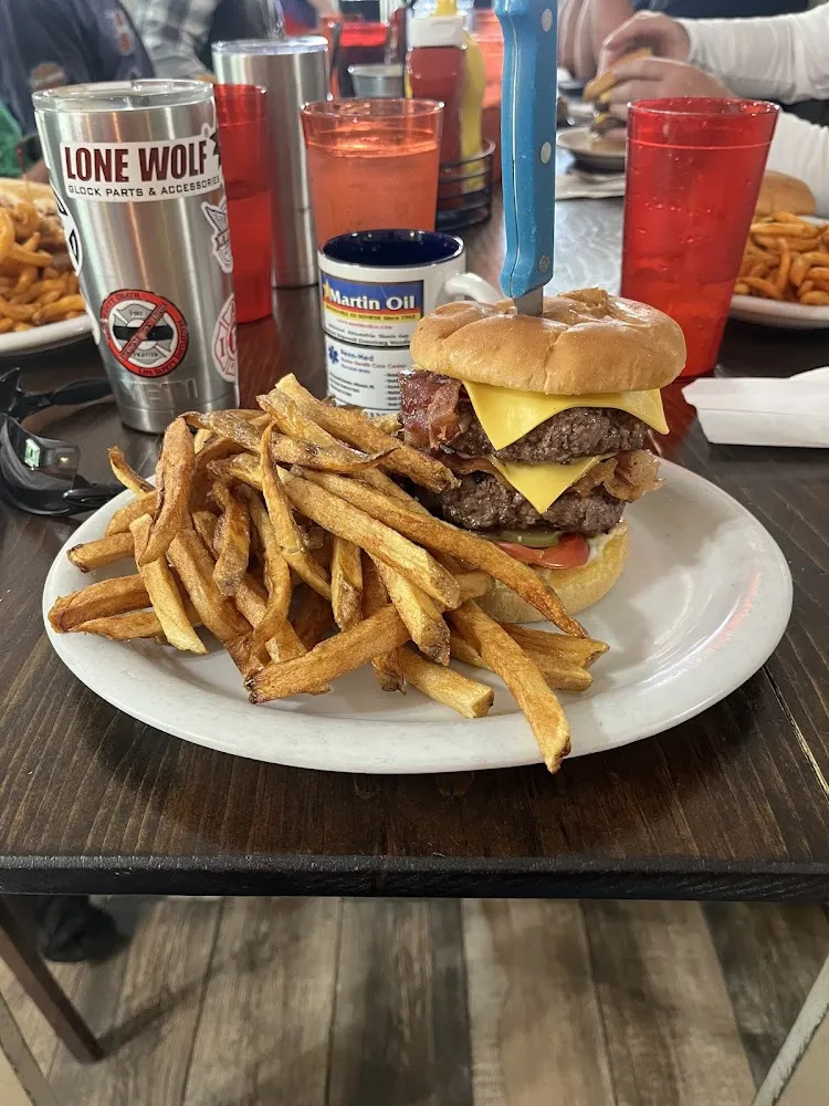 Double Bacon Cheeseburger with Fresh Cut Fries