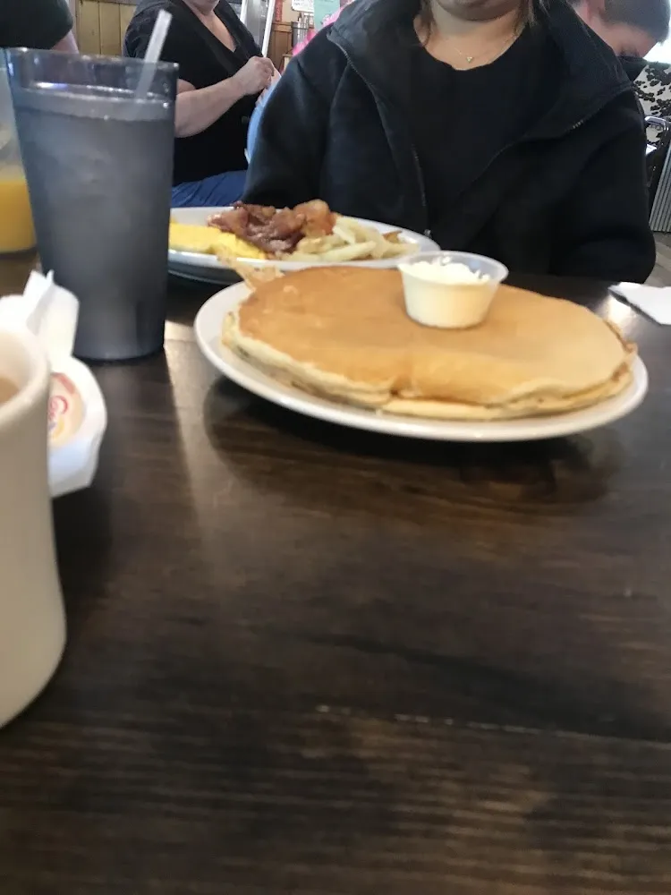 Silver Dollar Pancakes & Meat